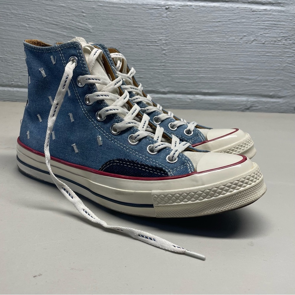 Converse (M7.5 / W9) Indigo Boro Chuck 70s Hi Tops
